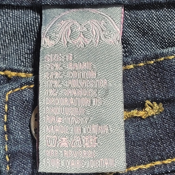 COS Beaded & Embroidered High Rise Stretch Bootcut Jeans (8) - Picture 7 of 10